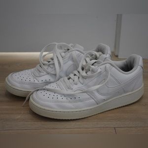 White Nike sneakers